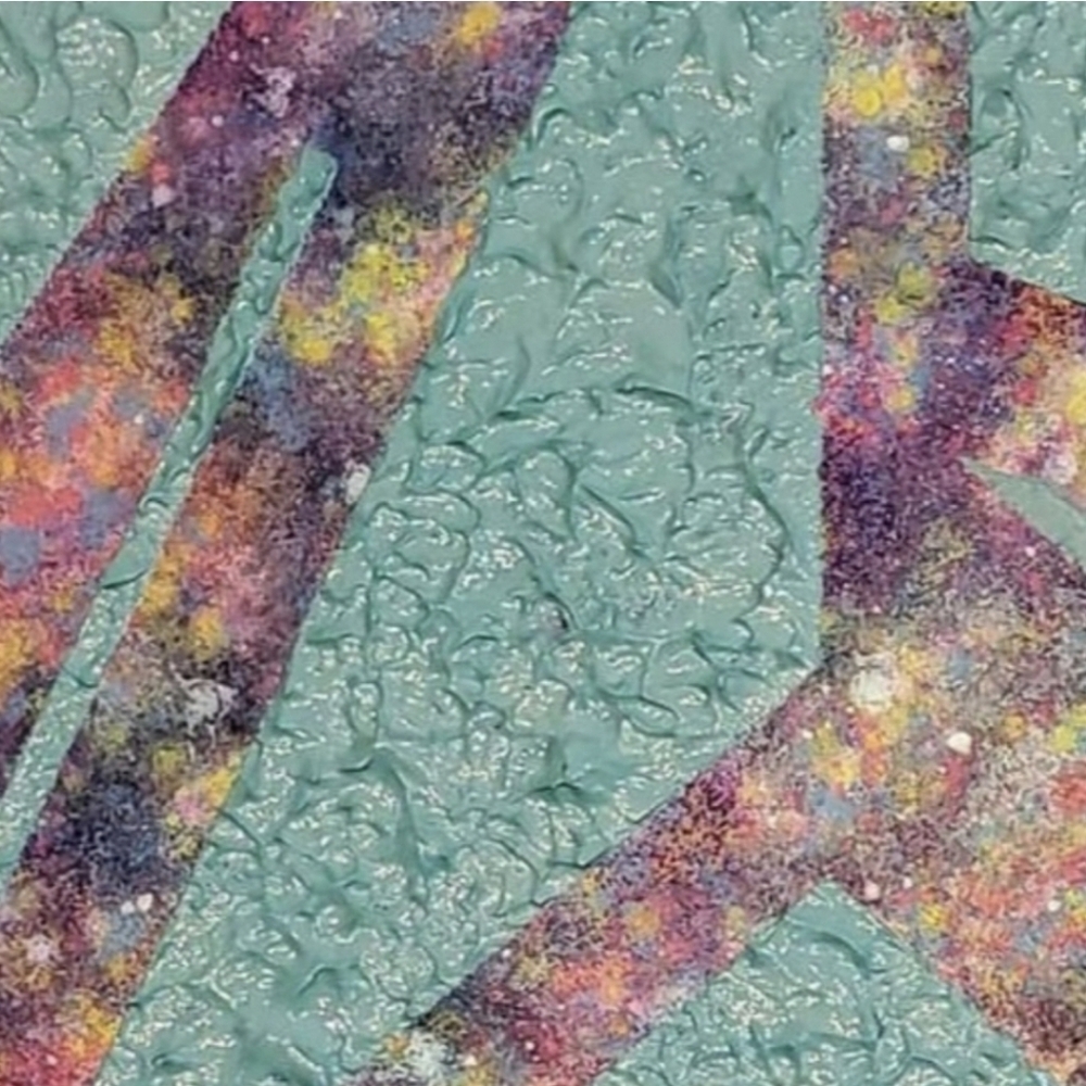 HANDCRAFTED Colorful Painting Abstract Artwork HANDPAINTED Textured Art Decor - Picture 15 of 16